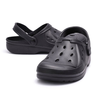 Womens Comfort Black Clogs